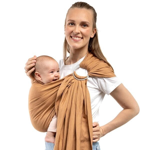 Kantoliina Boba Ring Sling, Rye Brown