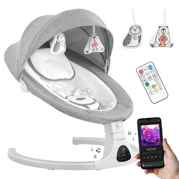 Tulano Astrid 35 sähköinen sitteri ja vauvakeinu – automaattinen keinutus