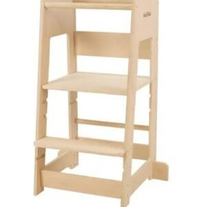 Keittiöjakkara lapselle, luonnollinen