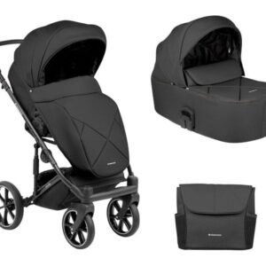 Kikkaboo Amani 2-in-1 Yhdistelmävaunut musta