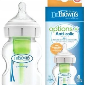Koliikkipullo Dr Browns Options Plus, 0 kuukautta+, 150 ml