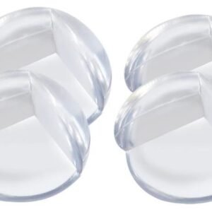 Silikoniset kulmasuojat, läpinäkyvät, 4 kpl.