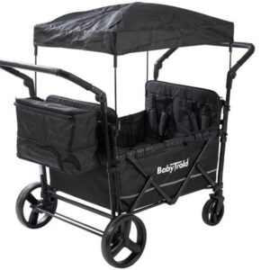 Lastenvaunut kaksosille BabyTrold Fun, black