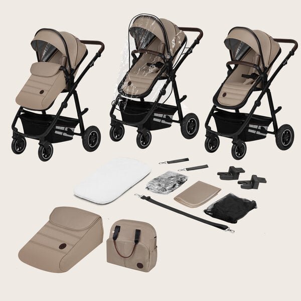 Lastenvaunut Lionelo Amber Plus 2in1 Beige Sand