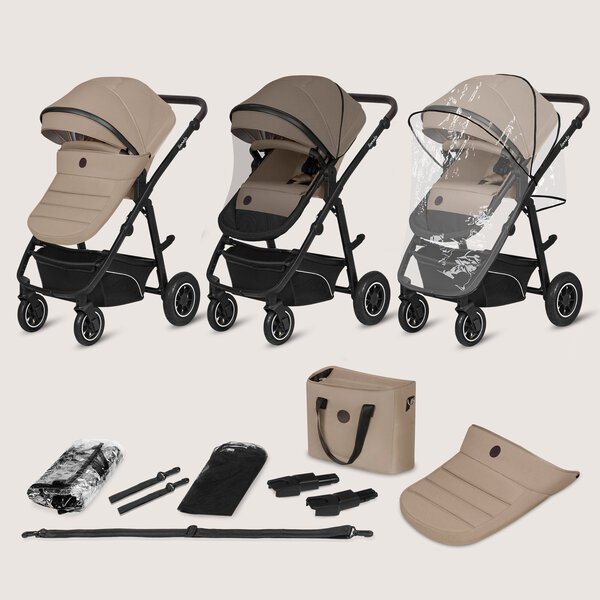Lastenvaunut Lionelo Bianka 3in1 Beige Sand