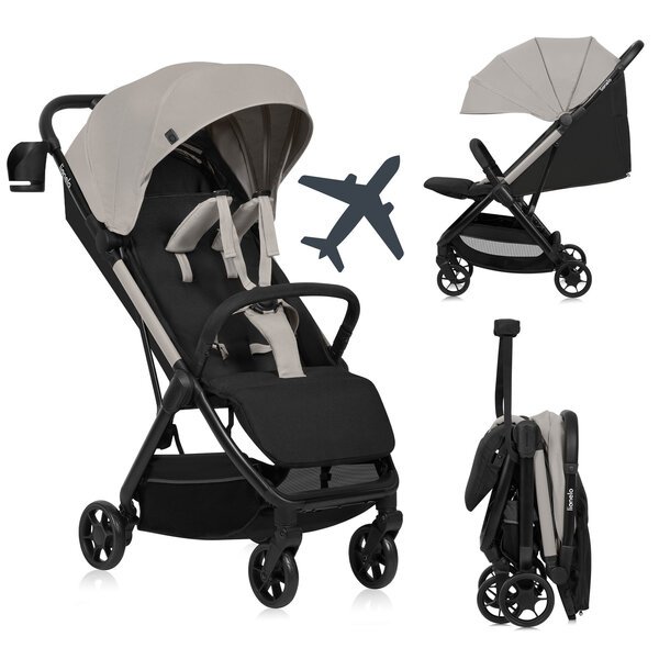 Lastenvaunut Lionelo Julie Air, Beige Sand