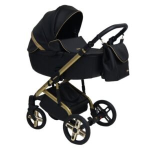 Lastenvaunut STILO Baby Fashion 3in1 Black / Gold
