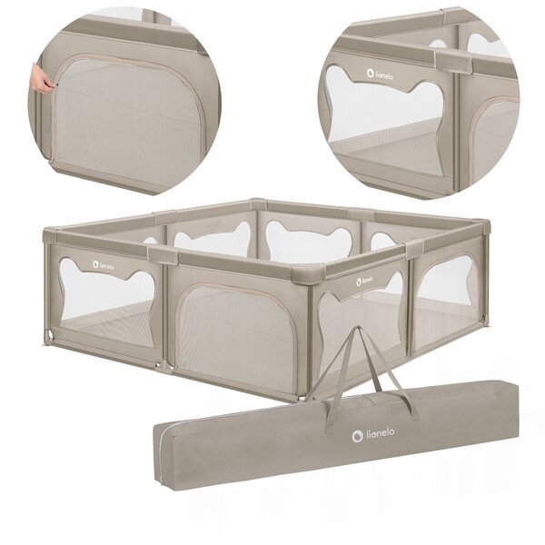 Leikkiaita Lionelo Willow XL, Beige