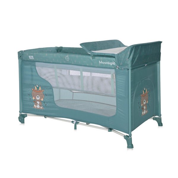 Matkasänky Lorelli Moonlight 2 Layers, vihreä