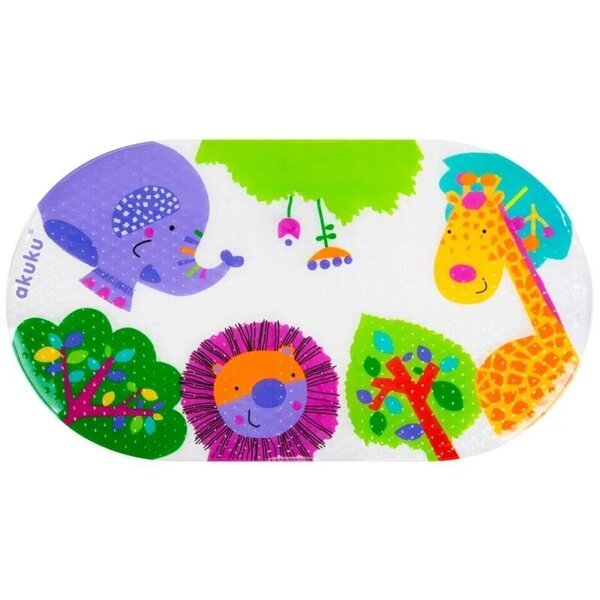 Liukumaton kylpymatto Akuku, 69x38 cm,