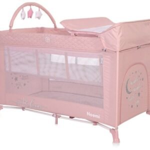 Lorelli Noemi Plus 2 Layers matkasänky, Rose Star