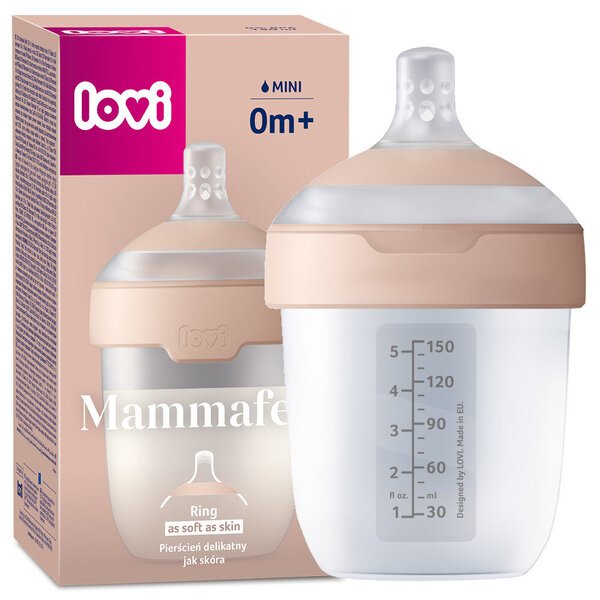 LOVI Anti-colic feeding bottle Mammafeel 0m+ 150ml.