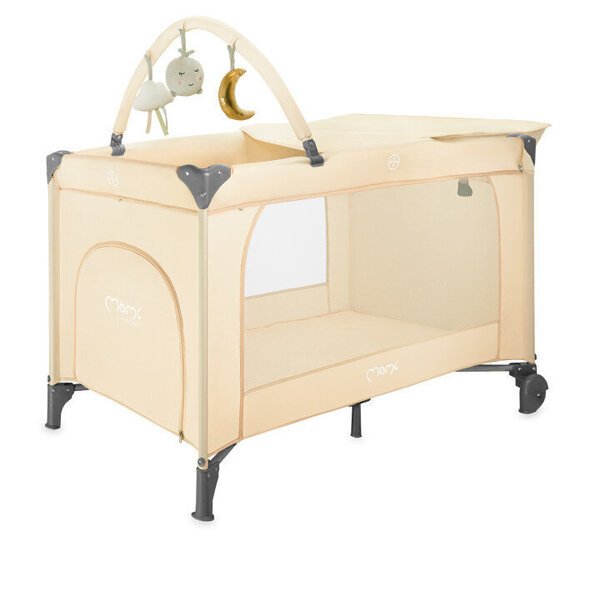 Matkasänky MoMi Belove Plus, beige