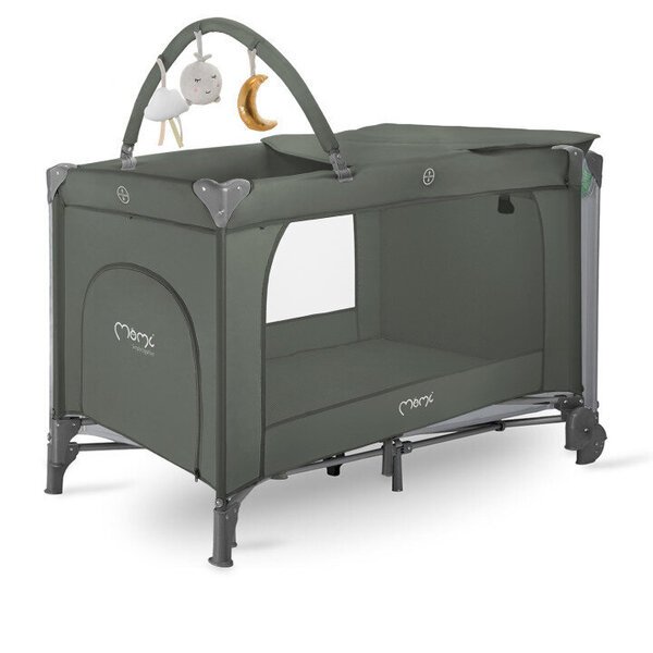 Matkasänky MoMi Belove Plus, tummanvihreä