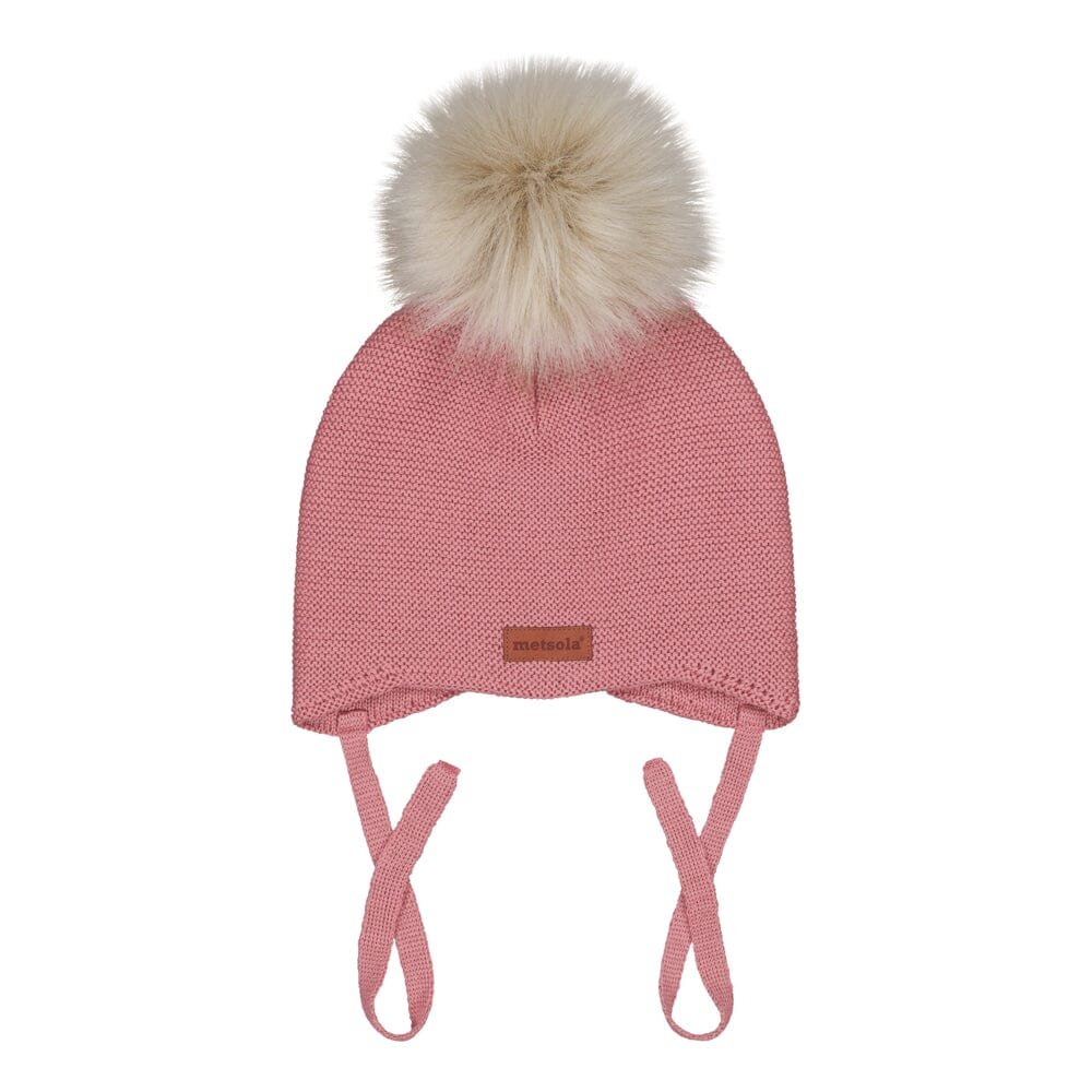 Mini Crystal Hat -Merinovillapipo | Rosy - 0-2M