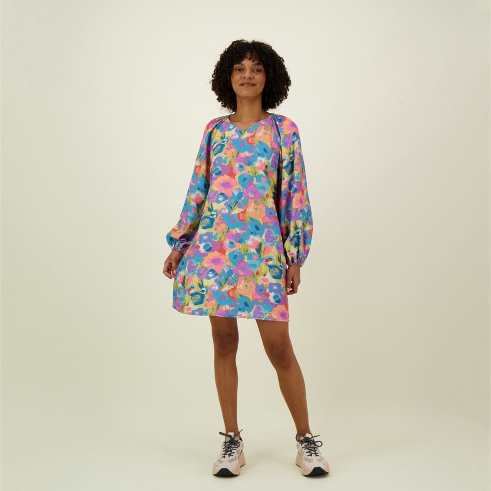 Miracles Volume Sleeve Tunic Dress -Mekko - L