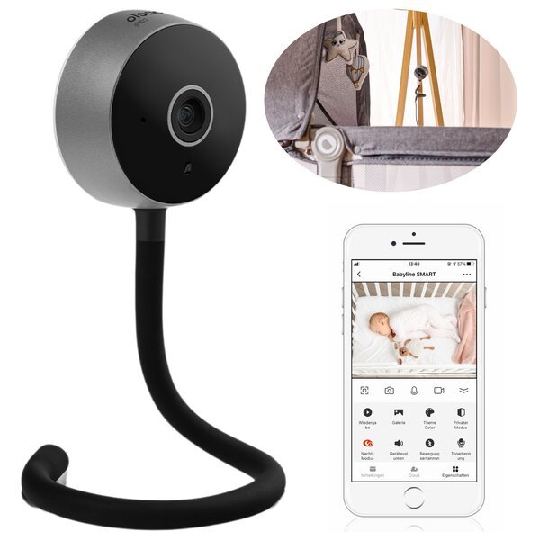 Mobiili lastenvahti Lionelo Babyline Smart Black