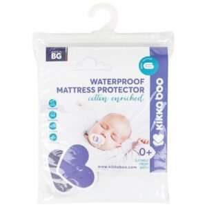 Vedenpitävä lakana KikkaBoo, valkoinen, 80x50 cm