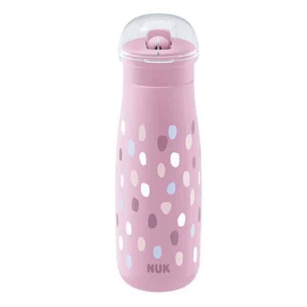 NUK Mini-Me juomapullo, vaaleanpunainen, 12+ kk, 450 ml