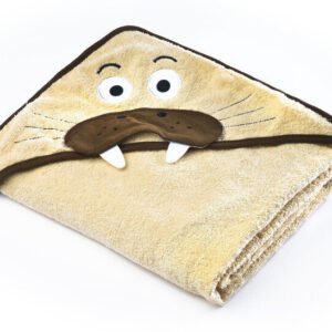 Pehmeä kylpypyyhe Sensillo Water Friends Windsor, 100x100, ruskea