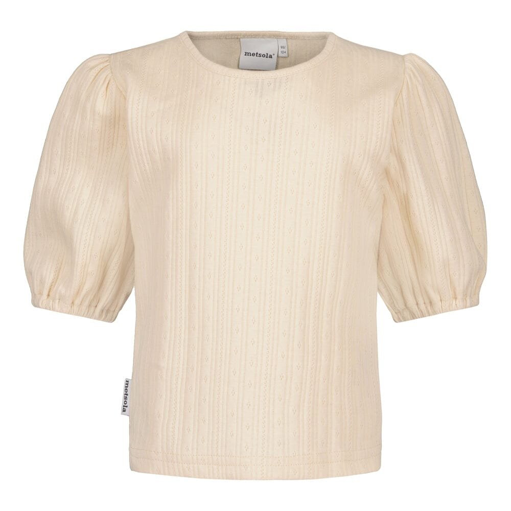 Puff Sleeve -Paita | Cream - 110/116