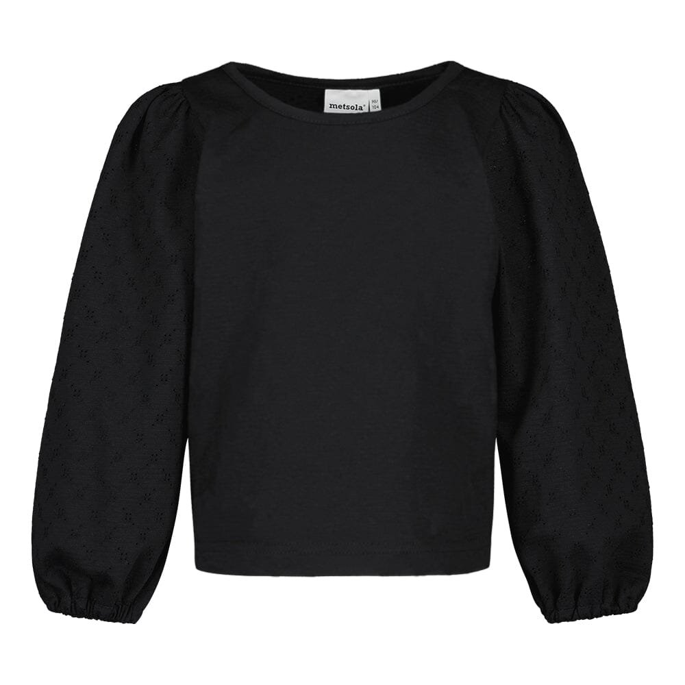 Puff Sleeve Shirt -Paita |  Licorice - 110/116