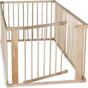 Puinen leikkikehikko lapsille Dibea, 90x68 cm, 6 det.