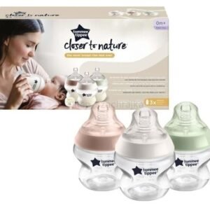 Tommee Tippee Closer to Nature -pullo, 0+ kk, 150 ml, 3 kpl.