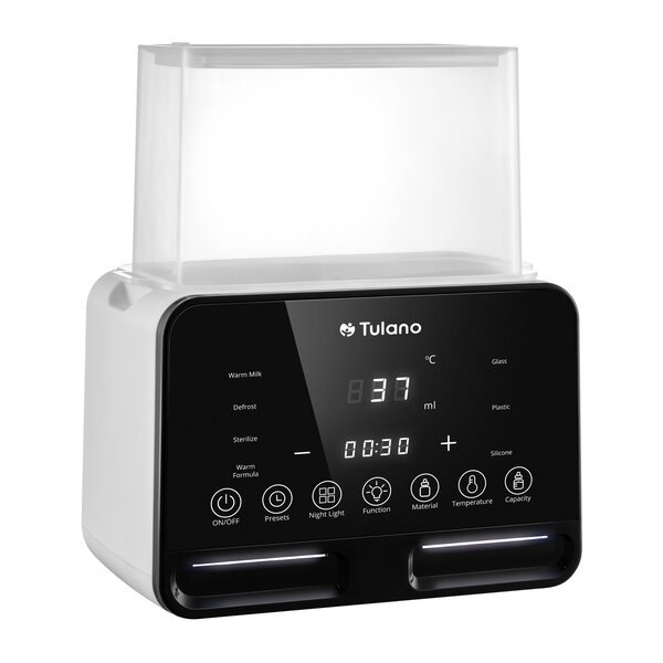 Tulano Ellie 45 kaksoistuttipullon lämmitin ja sterilointilaite – kahdelle pullolle