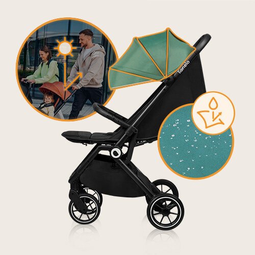 Rattaat Lionelo Cloe, green emerald