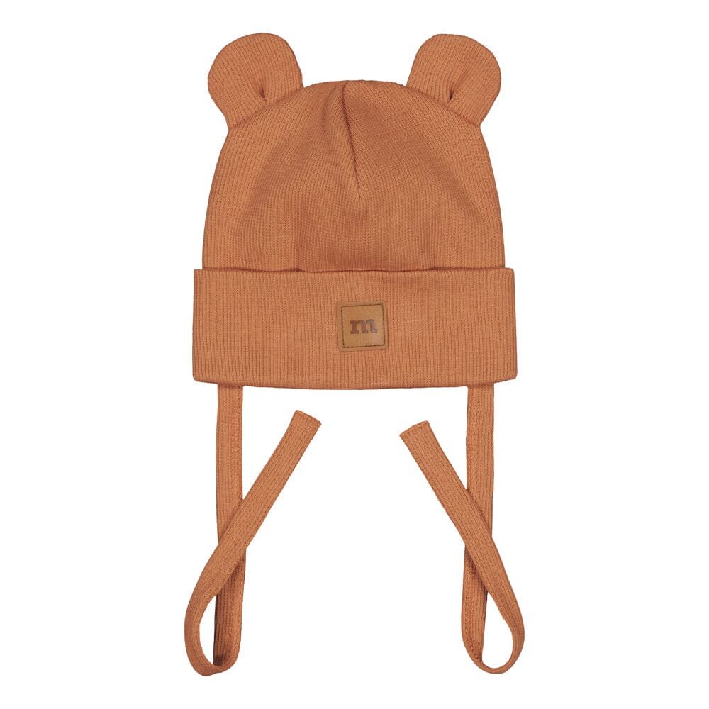 Rib Bear Beanie -Pipo | Peanut - 0-2M