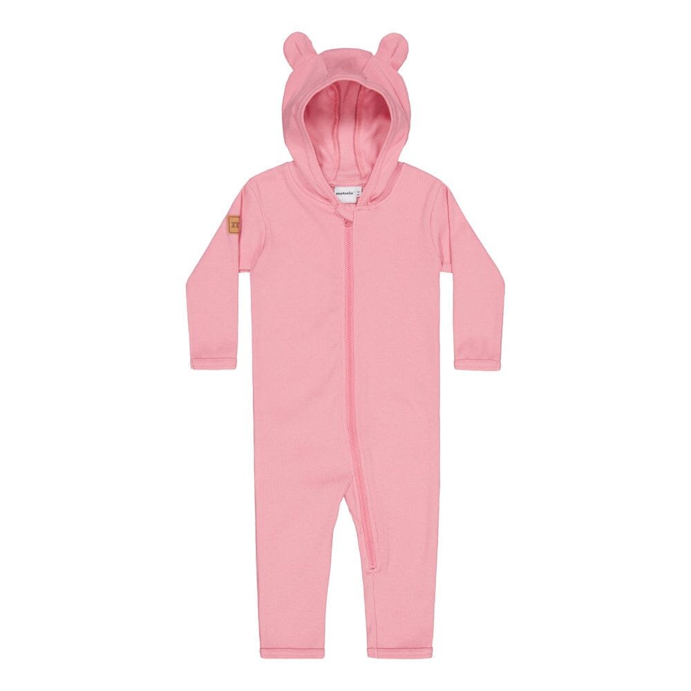 Rib Bear Playsuit -Haalari | Rosy - 50/56