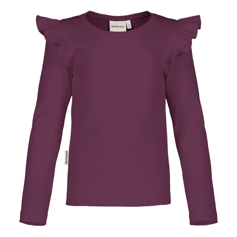 Rib Frilla -Paita | Berry - 110/116