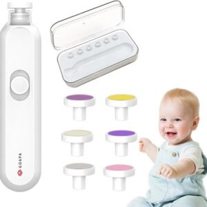 Sähköinen kynsiviila lapsille ja vauvoille, valkoinen, Goapa