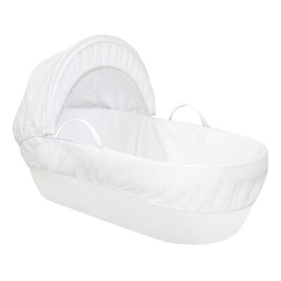 Shnuggle Mooseksen kori valkoinen