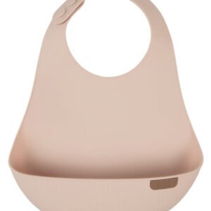 Silikoninen ruokalappu Lovi 51/031, vaaleanpunainen