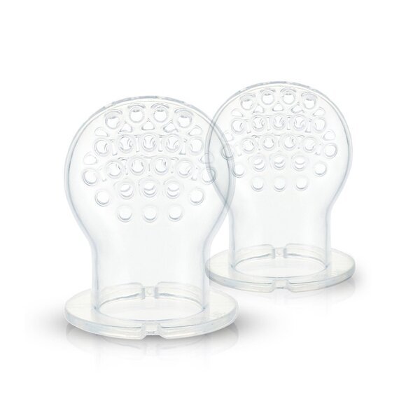 Silikonipakkaus KidsMe ruokasäiliö Ruokasyötin, koko L, 6+ kk, 2kpl