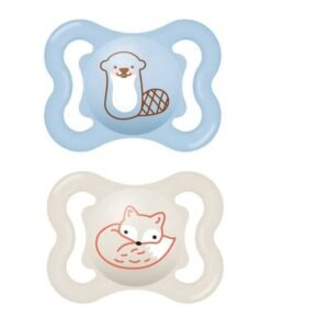 Silikonitutti MAM Air, 0-6 kk ikäiselle, sininen