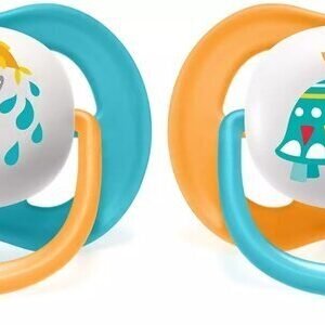 Silikonitutti Philips Avent Ultra Air, 6-18 kk., SCF080/07, 2 kpl