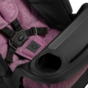 Sporttiset lastenvaunut MoMi Isla, pinkki