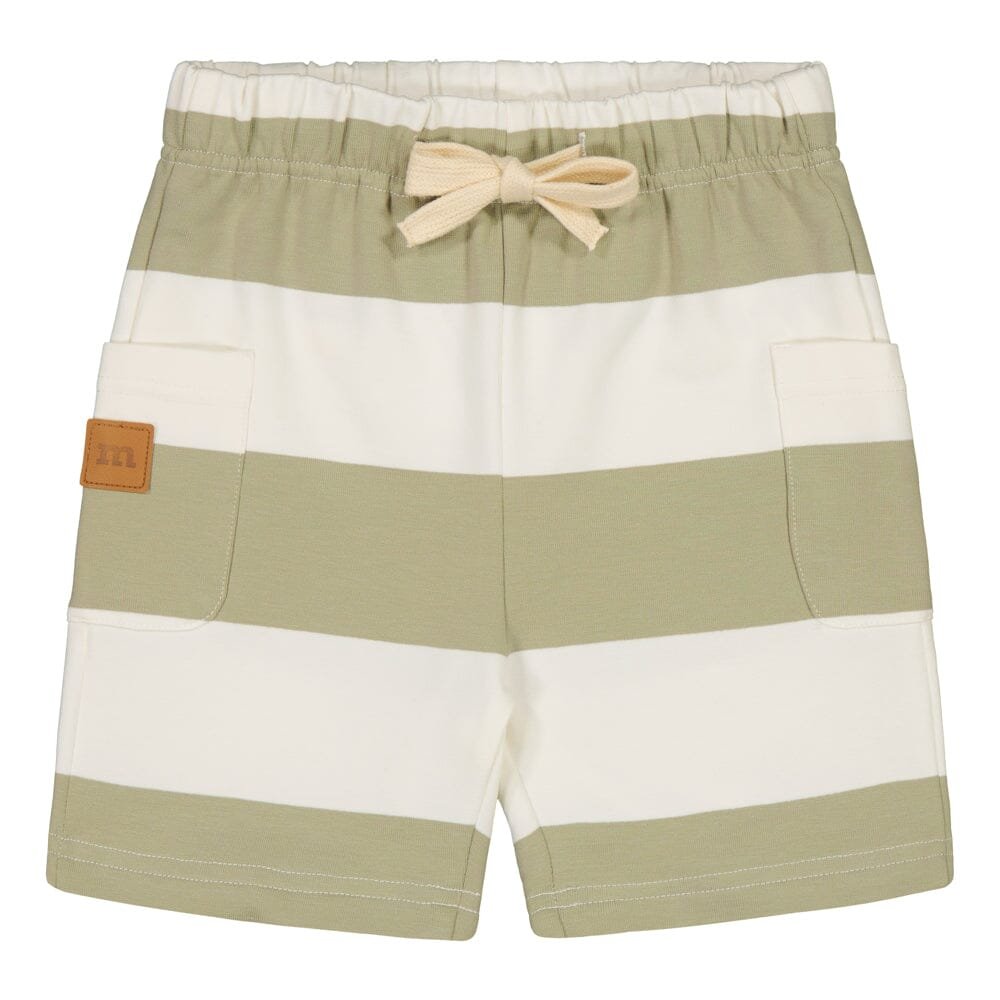 Striped Collegeshortsit |  Milky Pear - Vanilla - 74/80
