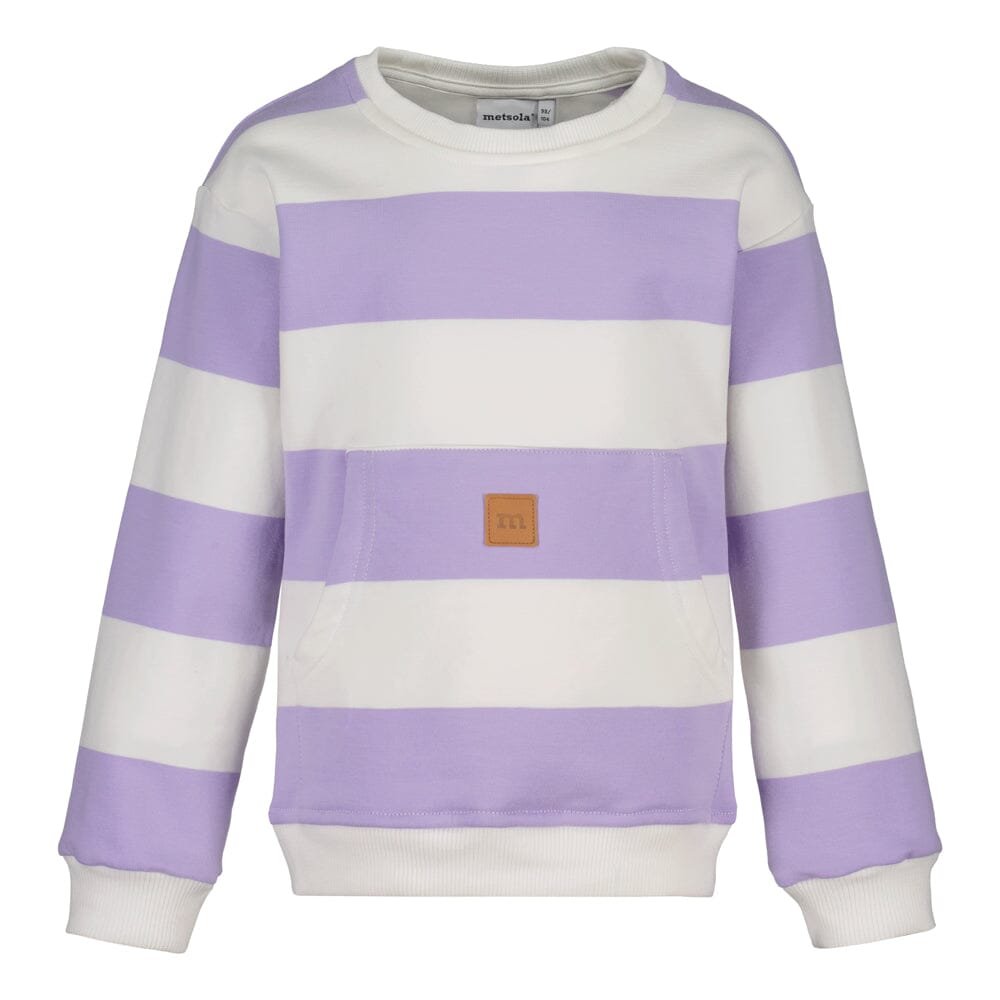 Striped Pocket Sweater -Collegepaita | Lily/Vanilla - 74/80