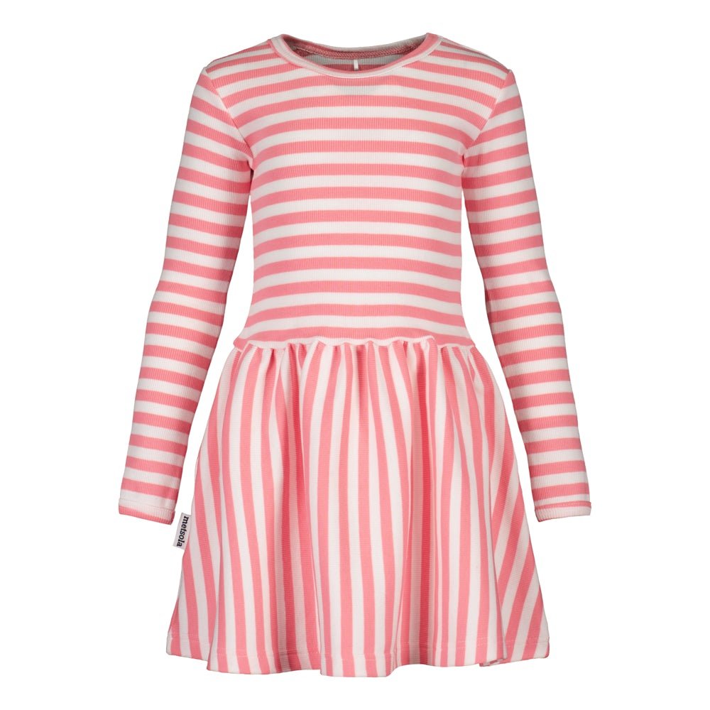 SURPRISE! STRIPED DRESS RIB, ROSEWATER/WHITE - 62/68