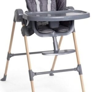 Korkea tuoli - CHICCO - Polly Essential - 0/3 vuotta - Harmaa hiili