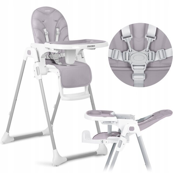 Syöttötuoli Tulo, harmaa