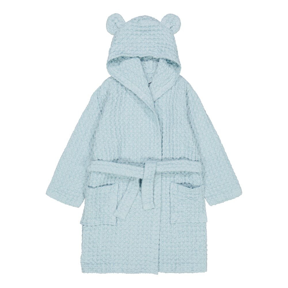 Teddy -Lasten Kylpytakki | Icy Blue - 110/116