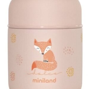 Termospullo Miniland Food Thermy Dolce, 280 ml, vaaleanpunainen