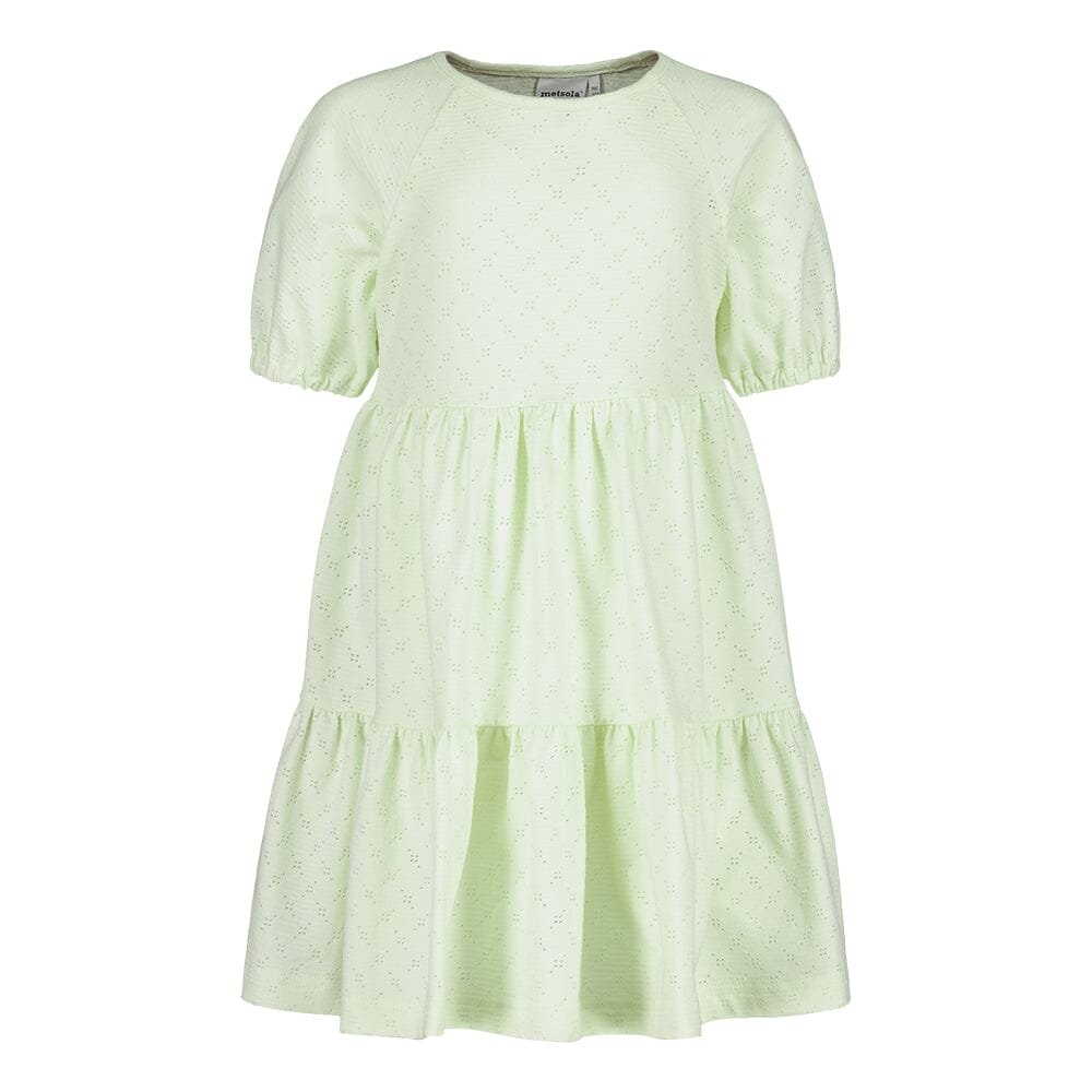 Tiered Dress -Mekko | Soft Green - 110/116