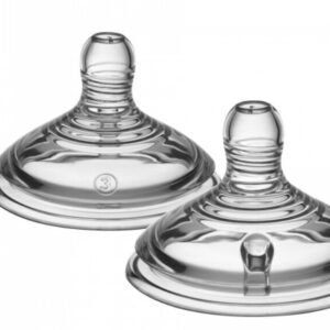 TOMMEE TIPPEE silikoninen pullotutti, nopea virtaus 2 kpl Easi-Vent