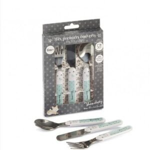 Kolmiosainen työkalusarja lapsille Thermobaby, harmaa